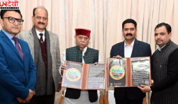 मंडी स्थापना के 500 वर्ष पूर्ण होने पर राज्यपाल ने स्मारक प्रतीक-चिह्न का अनावरण किया