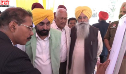 Bhagwant Mann ने फिरोजपुर फीडर नहर का पुनर्निर्मित हिस्सा किया उद्घाटित