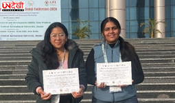 PAU के फल विज्ञान विभाग के छात्रों ने अंतरराष्ट्रीय बागवानी सम्मेलन में जीते दो पुरस्कार