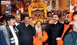 ऊना में राधा-कृष्ण मंदिर के वार्षिक धार्मिक आयोजन में उपमुख्यमंत्री और लोक निर्माण मंत्री हुए शामिल