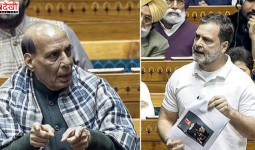 लोकसभा में गतिरोध, राहुल गांधी को नरवणे की किताब का हवाला देने से रोका