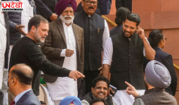 संसद परिसर में कांग्रेस-बीजेपी टकराव, राहुल गांधी और रवनीत बिट्टू आमने-सामने