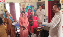 हरियाणा विधानसभा अध्यक्ष ने कुटेल गांव के आंगनवाड़ी केंद्र का किया निरीक्षण