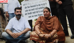 क्रॉस-वोटिंग विवाद पर कांग्रेस के दो विधायकों का धरना