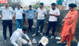 बालसमंद अनाज मंडी निर्माण में घटिया सामग्री के आरोप, CM फ्लाइंग टीम ने लिए सैंपल