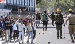 नोएडा में वेतन बढ़ोतरी की मांग पर हिंसक प्रदर्शन, 50 लोग गिरफ्तार