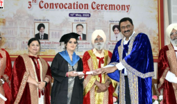 खालसा कॉलेज ऑफ नर्सिंग के वार्षिक दीक्षांत समारोह में 120 विद्यार्थियों को डिग्रियां प्रदान