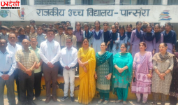 पंसारा गांव के सरकारी स्कूल को 12वीं तक अपग्रेड करने पर मेयर सुमन बहमानी का सम्मान
