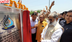 अंबाला छावनी में टांगरी नदी तटबंध मजबूत करने के कार्य का शुभारंभ, अनिल विज ने रखी आधारशिला