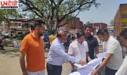 सेक्टर-26 अनाज मंडी में विकास कार्यों का निरीक्षण, सड़कों और ड्रेनेज सुधार के निर्देश
