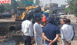 मानसून से पहले एक्शन मोड में नगर निगम, यमुनानगर में नालों की सफाई कार्य का निरीक्षण