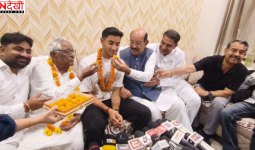 IPL में मुंबई इंडियंस के साथ खेलने के बाद क्रिकटर कृष्ण भगत का जोरदार स्वागत, जालंधर में जश्न का माहौल
