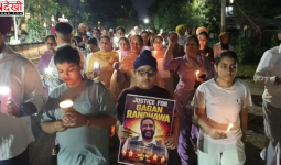गगनदीप रंधावा मामले में न्याय की मांग, परिवार ने निकाला कैंडल मार्च