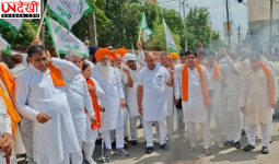 भारत-अमेरिका व्यापार समझौते के विरोध में किसानों का प्रदर्शन, BKU (चरूनी) ने फूंका अमेरिकी प्रतिनिधिमंडल का पुतला