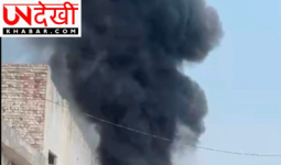 पानीपत में हाईटेंशन तार की चपेट में आने से कपड़ों से भरे ट्रक में लगी भीषण आग, 10 दमकल गाड़ियों ने पाया काबू