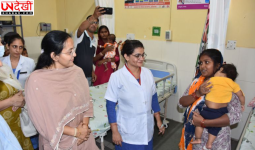 बाल अधिकार आयोग अध्यक्ष तृप्ति श्योराण ने किया निरीक्षण, बच्चों और महिलाओं की सुविधाओं का लिया जायजा