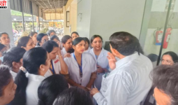 यौन उत्पीड़न मामले के बाद अस्पताल में नर्सिंग स्टाफ का विरोध, महिला आयोग अध्यक्ष से मांगी माफी