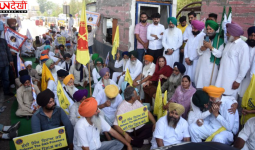 सिख कैदियों की रिहाई की मांग को लेकर लाडोवाल टोल प्लाजा दो घंटे रहा टोल फ्री, कौमी इंसाफ मोर्चा का प्रदर्शन