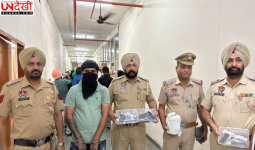 अमृतसर ग्रामीण पुलिस की बड़ी कार्रवाई: चार गैंगस्टर गिरफ्तार, 10 पाकिस्तान निर्मित पिस्तौल और हथियारों का जखीरा बरामद
