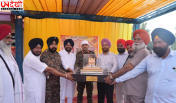 लेह-लद्दाख रवाना होने से पहले 21 सिख रेजिमेंट के जवानों ने विधायक मंजींदर सिंह लालपुरा से की मुलाकात