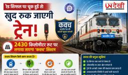 रेड सिग्नल पार करते ही खुद लगेंगे ट्रेन के ब्रेक! 2,430 KM रेल रूट पर बिछेगा ‘कवच’ सुरक्षा सिस्टम