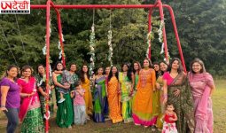 अमेरिका के मिशिगन में पहली बार हरियाणवी तीज महोत्सव, झूले और पारंपरिक खेलों से जीवंत हुई हरियाणा की संस्कृति