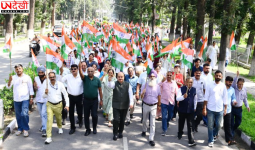कुरुक्षेत्र यूनिवर्सिटी में गूंजा देशभक्ति का जज्बा, छात्रों ने निकाली तिरंगा यात्रा; VC ने दिलाया राष्ट्रसेवा का संकल्प