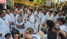 HKRN कर्मचारियों के नियमितीकरण की मांग को लेकर पंचकूला में कांग्रेस का प्रदर्शन, हुड्डा ने BJP सरकार पर साधा निशाना