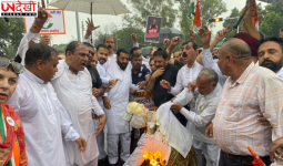 हरियाणा में CEC ज्ञानेश कुमार के खिलाफ कांग्रेस का प्रदर्शन, इस्तीफे की मांग; वोटिंग अधिकारों की सुरक्षा पर उठाए सवाल