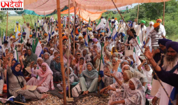 किसानों का रेल रोको प्रदर्शन, देविदासपुरा में 6 घंटे रेलवे ट्रैक पर डटे रहे किसान