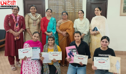 कुरुक्षेत्र में गांधी जयंती पर ‘स्व-प्रेरणा’ प्रतियोगिता आयोजित, छात्राओं ने लेखों के जरिए रखे विचार