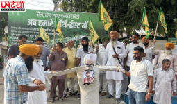 अंबाला में धान खरीद की सीमा को लेकर किसानों का धरना, 32 क्विंटल प्रति एकड़ करने की मांग