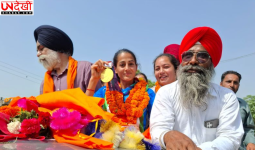 एशियन गेम्स में गोल्ड जीतकर गांव लौटीं बलजीत कौर, कक्का कंडियाला में हुआ भव्य स्वागत; ₹1 करोड़ और नौकरी का ऐलान