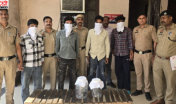 हरियाणा के जगाधरी में पुलिस की बड़ी कार्रवाई, 4 युवक गिरफ्तार; 2 अवैध देसी पिस्तौल और 4 कारतूस बरामद