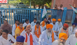 हरियाणा में धान खरीद में अनियमितताओं के आरोप, असंध और ढांड में किसानों ने मार्केट कमेटी कार्यालयों पर जड़े ताले