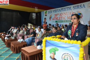 JCD Vidyapeeth में 20वीं वार्षिक खेल प्रतियोगिता का शुभारंभ