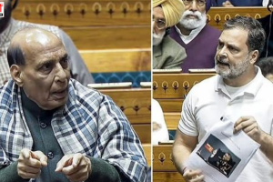 लोकसभा में गतिरोध, राहुल गांधी को नरवणे की किताब का हवाला देने से रोका