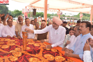 यमुनानगर में सेवा ज्योति यात्रा का आयोजन, कृषि मंत्री श्याम सिंह राणा ने 2047 तक विकसित भारत बनाने का किया आह्वान