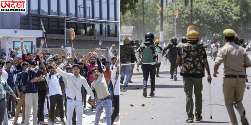 नोएडा में वेतन बढ़ोतरी की मांग पर हिंसक प्रदर्शन, 50 लोग गिरफ्तार