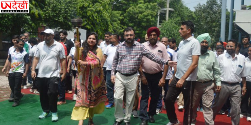 लुधियाना पहुंची ‘खेडां वतन पंजाब दियां’ की टॉर्च रिले, खिलाड़ियों ने लिया नशे से दूर रहने और खेलों से जुड़ने का संकल्प